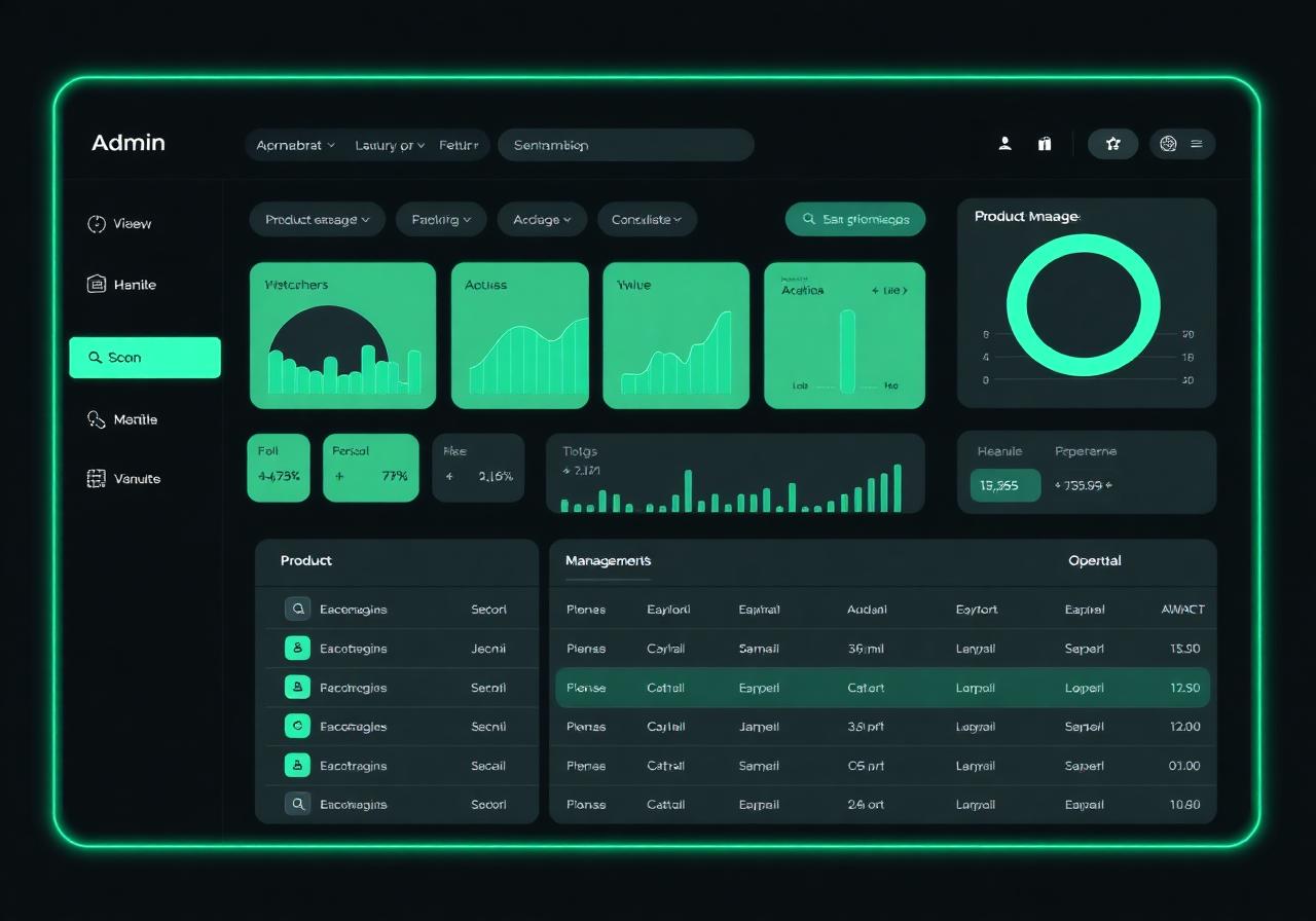 React CRUD Admin Dashboard preview