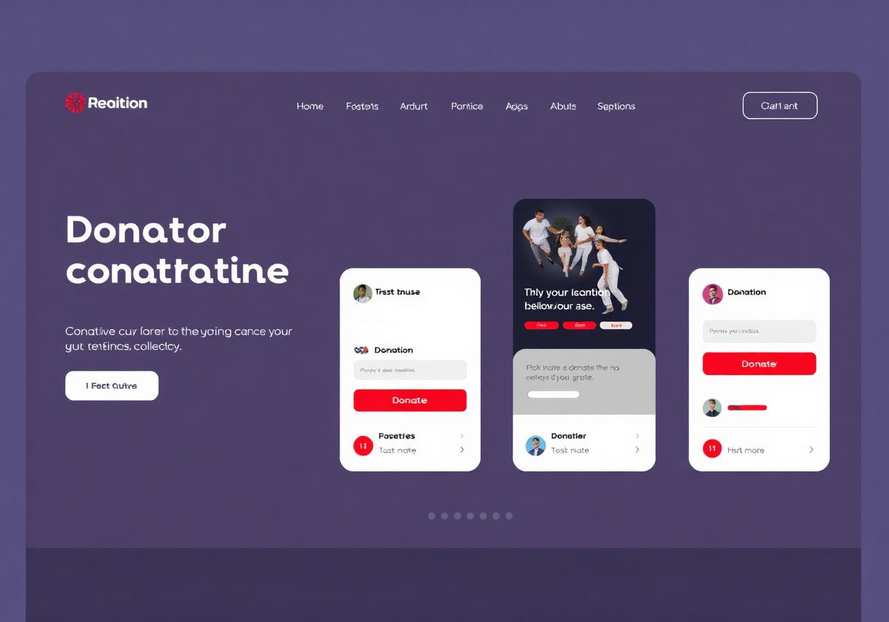 U-Des Donation Collection Platform preview